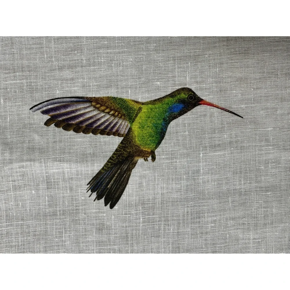 Harlequin Amazilia UK Hummingbird 100% Linen Fabric 3 Yards